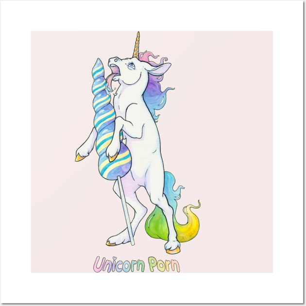 Unicorn Porn Wall Art by charamath